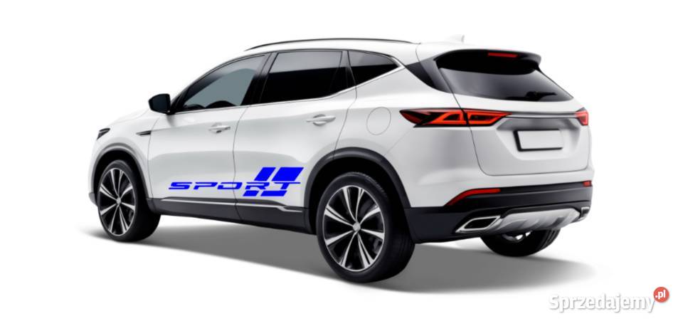 Naklejka na samochód Sport 60cmx125 X2 prawa Tuning wizualny warmińsko-mazurskie Olsztyn sprzedam