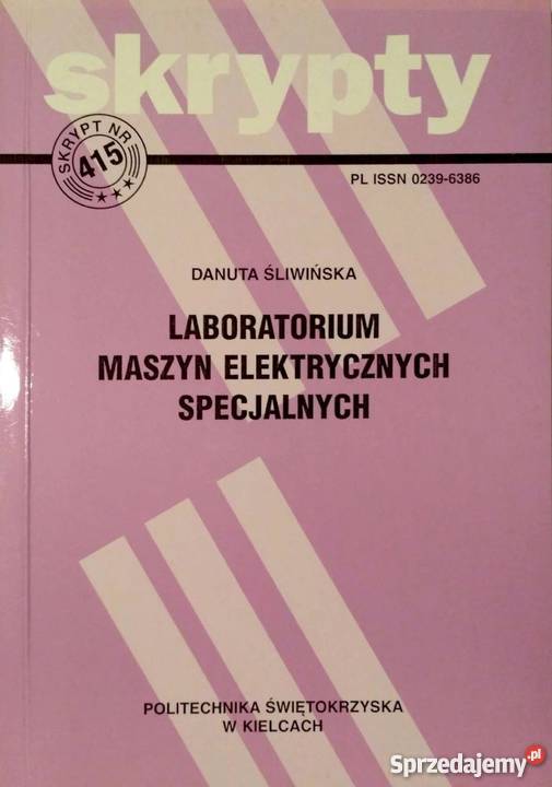 LABORATORIUM MASZYN ELEKTRYCZNYCH SPECJALNYCH technika, nauki techniczne Radom