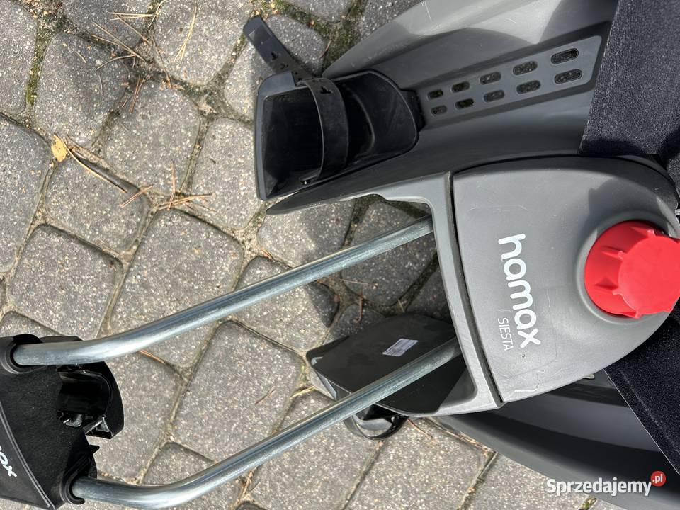 Fotelik rowerowy Hamax Siesta czarny Stara Wieś sprzedam