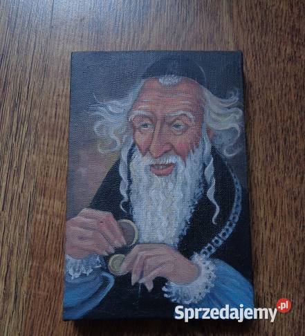 Żyd na szczęście obraz olejny Katowice