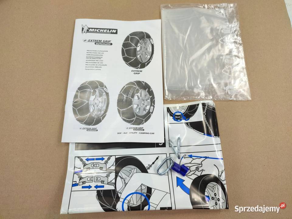 ŁAŃCUCHY ŚNIEGOWE 1 PARA MICHELIN EXTREM GRIP 59 lubelskie