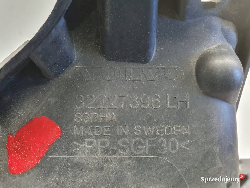 ŚLIZG PRZEDNIEGO ZDERZAKA LEWY Volvo S90 V90 II lubelskie Chełm
