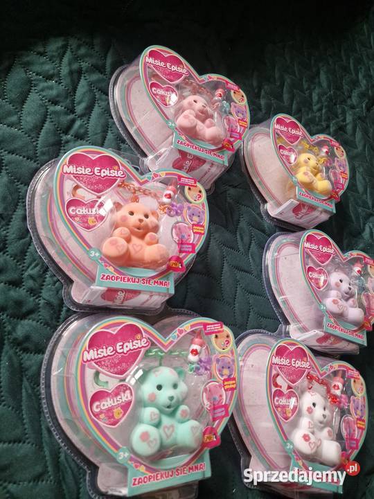 NOWE Misie Episie seria Całuski komplet zestaw 6 dolnośląskie Wrocław