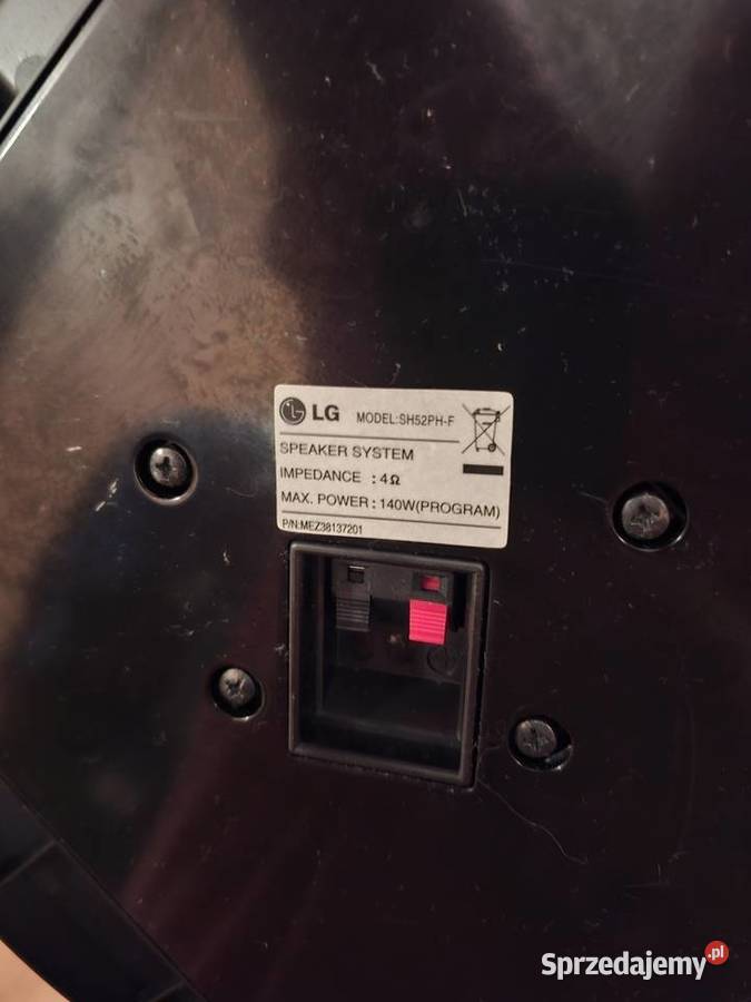 Głośniki LG SH52PH 2x Kolumny Subwoofer Sochaczew