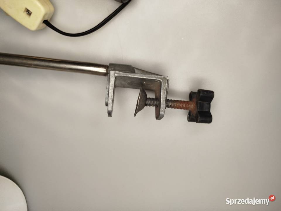 Zabytkowa lampka Biurkowa PRL łódzkie Zgierz