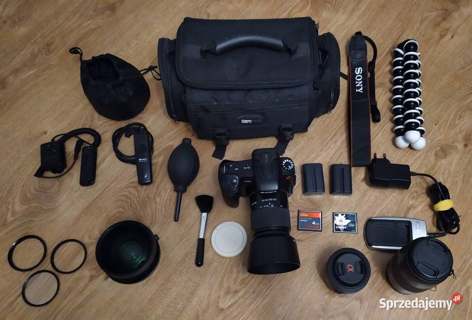 Lustrzanka sony a200 kitdwa obiektywy i nowa Wola Żyrakowska