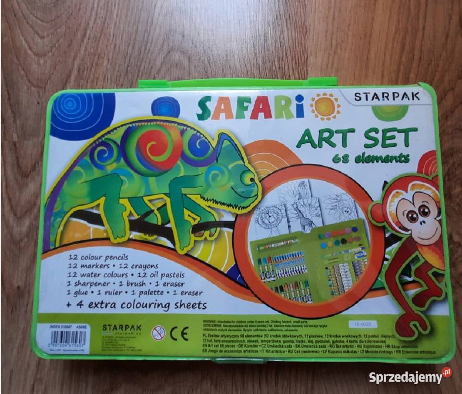 Zestaw artystyczny Safari Starpak 68 elementów Warszawa