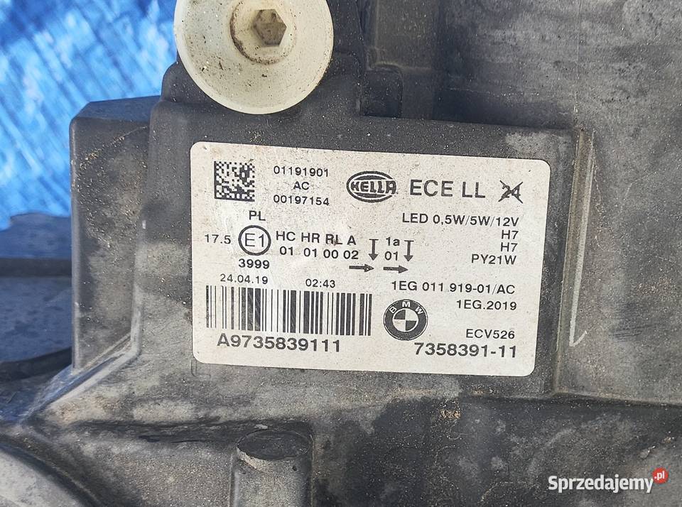 BMW 1 F20 F21 LIFT LAMPA LEWA PRZÓD Wałcz
