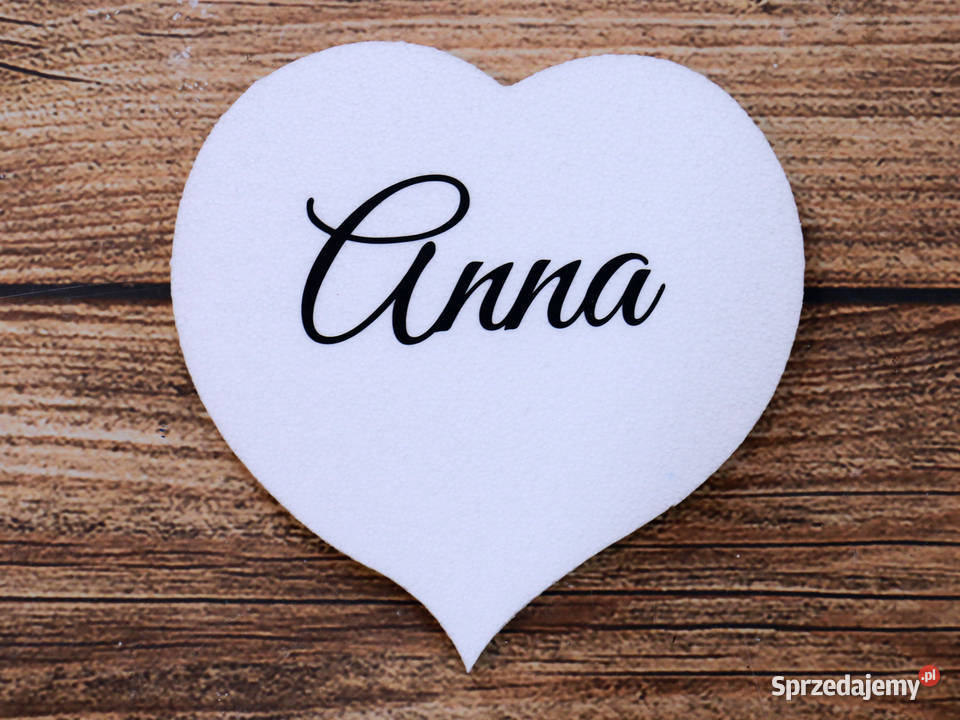 Serca z imionami dzieci dekoracje komunijne podkarpackie Jasienica Rosielna