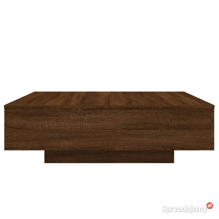 Stolik kawowy brązowy dąb 100x100x31 WM836601
