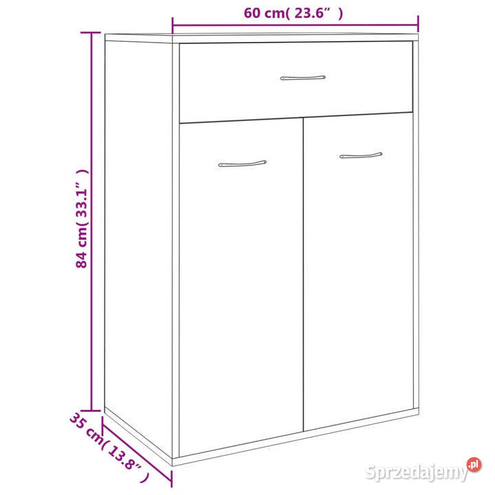 Szafka na buty dąb sonoma 60x35x84 WM801074 Warszawa sprzedam