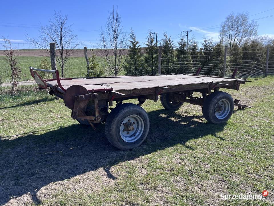 Przyczepa rolnicza nieuszkodzony Rolnictwo Wychodne