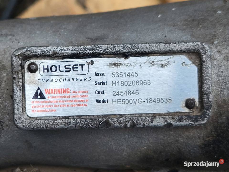TURBOSPREZARKA SCANIA 5351445 TURBINA HOLSET VTG Zawichost