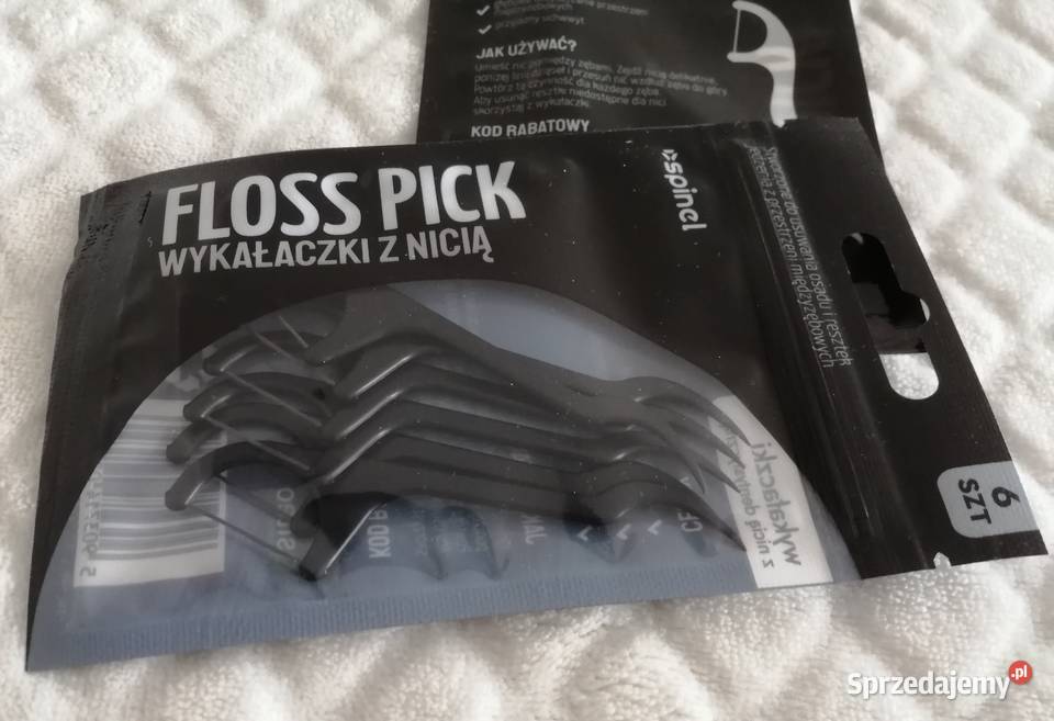 Wykałaczki z nicią dentystyczną 6 śląskie Czeladź sprzedam