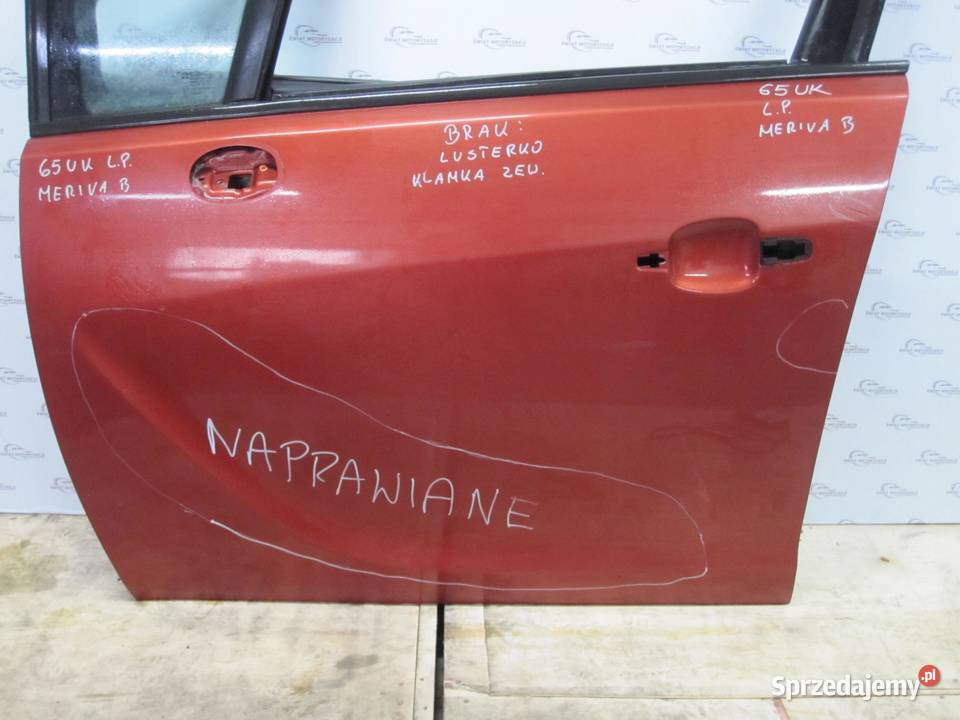 OPEL MERIVA B 12r drzwi lewe przód