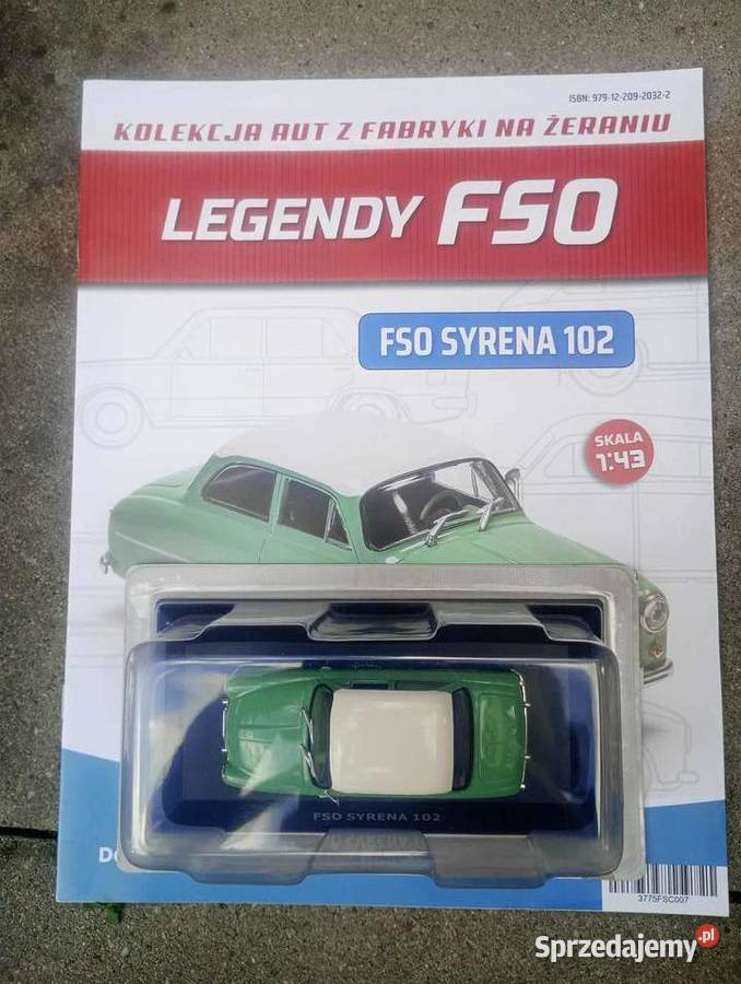 SYRENA 102 Kultowe auta PRL 143 model deagostini Warszawa