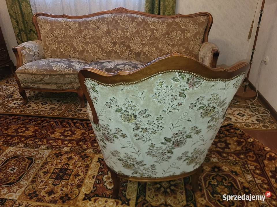Komplet wypoczynkowy LUDWIK 21 chippendale sofa 98cm Sypniewo