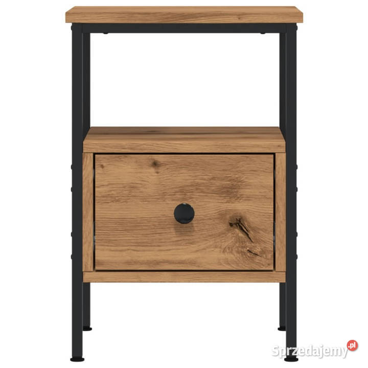 Szafka nocna dąb artisan 34x36x50 materiał