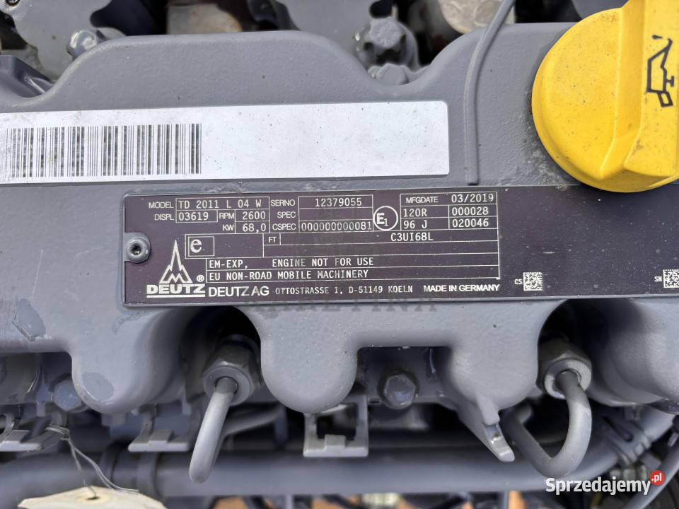 Deutz TD 2011 L 04 W TD2011L04 Silnik Kompletny Jastrzębniki sprzedam
