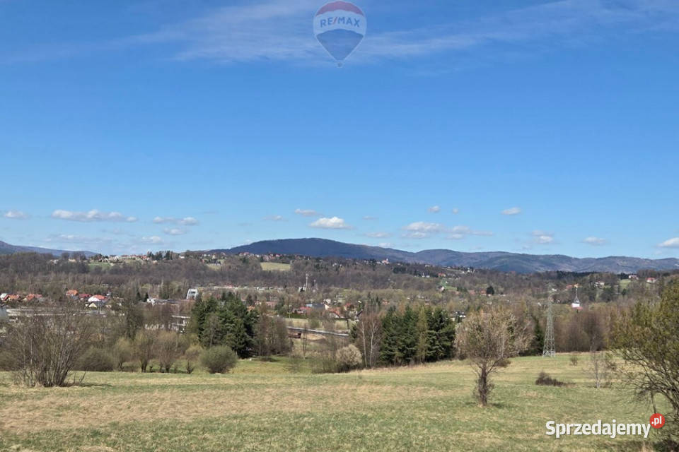 Widokowa działka centrum Żywca śląskie Trzebinia