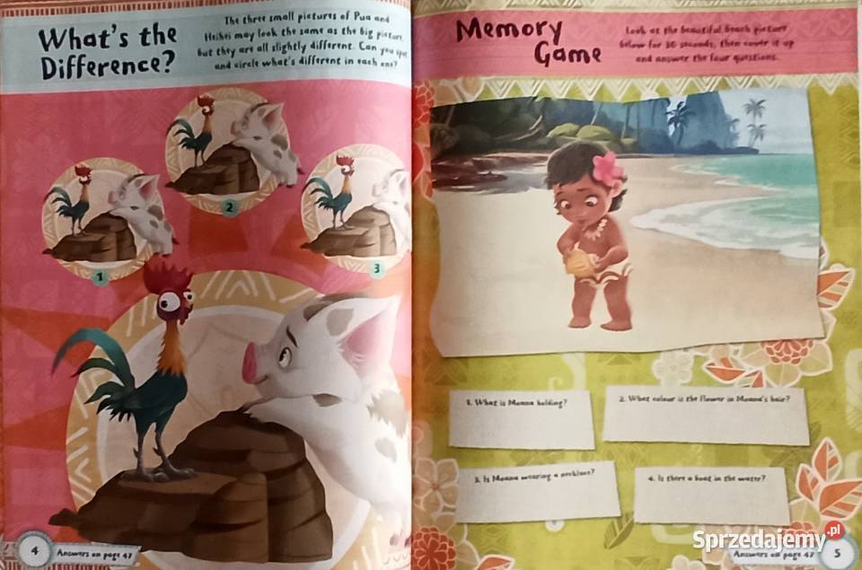 Naklejki Nalepki Disney Moana Vaiana 230 Mogilany