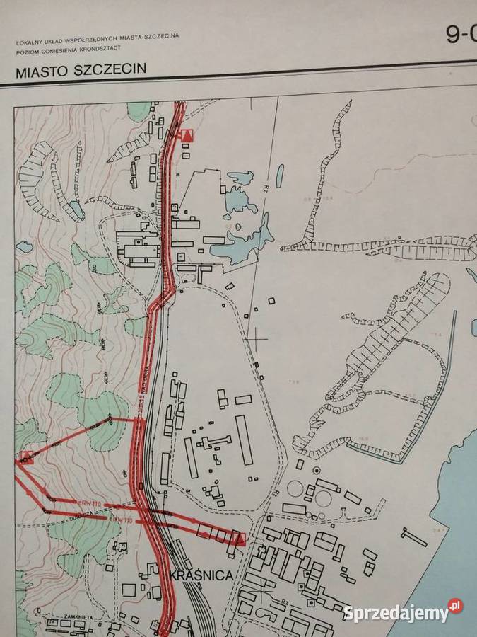 2535 Mapa Tematyczna Szczecina Szczecin