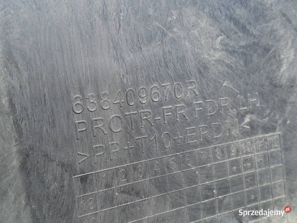 DACIA SPRING NADKOLE LEWY PRZÓD LEWE PRZEDNIE Bieleń sprzedam