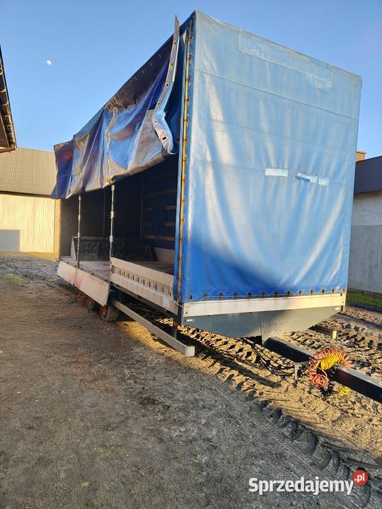 Przyczepa tandem Laweta do siana słomy tytoniu