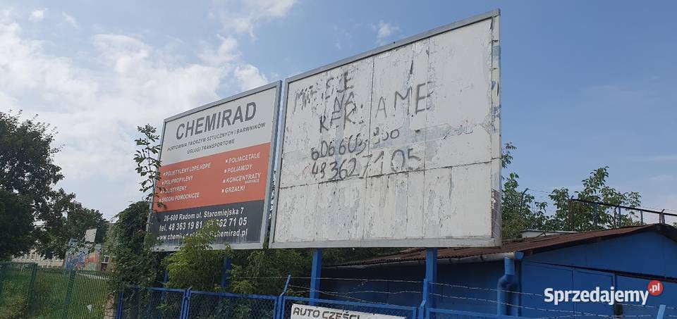 Wynajmę miejsce na reklamę w centrum Radomia Radom
