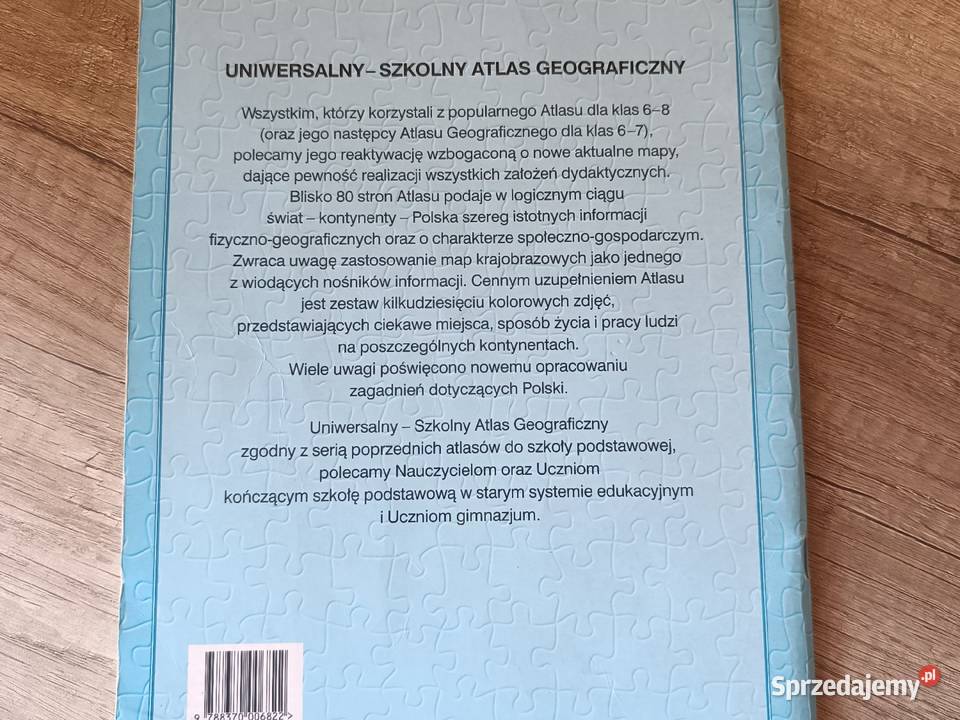 Uniwersalny szkolny atlas geograficzne PPWK Rzeszów sprzedam