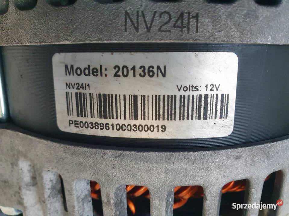ALTERNATOR BMW E87 E90 20 i bosch N43B20A Układ elektryczny silnika