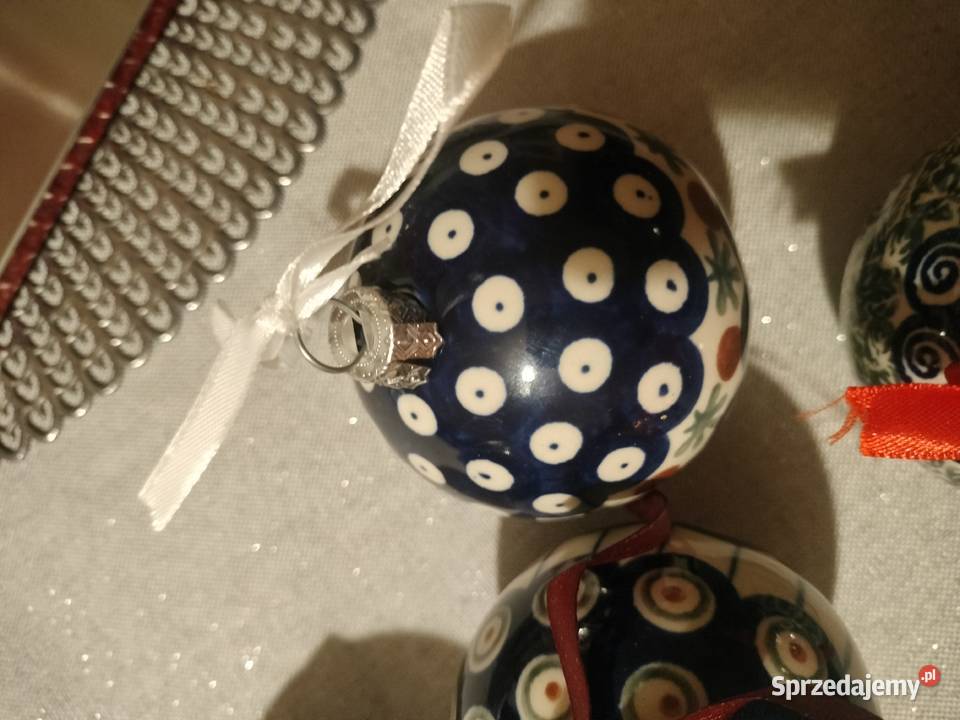 Bombki Boleslawiec Porcelana i szkło dolnośląskie Oleśnica