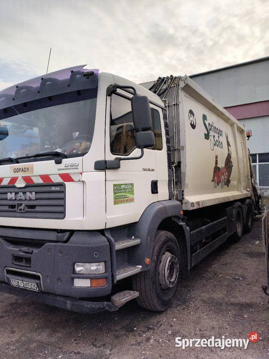 MAN TGA 28320 6X24 LL Śmieciarka bluetooth Śmieciarki Skarżysko-Kamienna