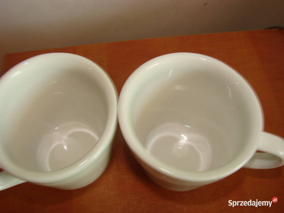 Lubiana biały kubek Porcelana i szkło Pruszcz Gdański