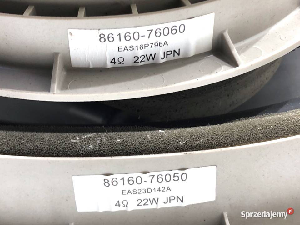 GŁOŚNIKI KOMPLET LEXUS CT 8616076060 Hatchback sprzedam