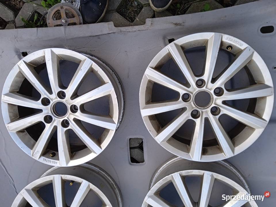 4 felgi aluminiowe 6J 16 ET 48 do golfa z 2018 mazowieckie Otwock