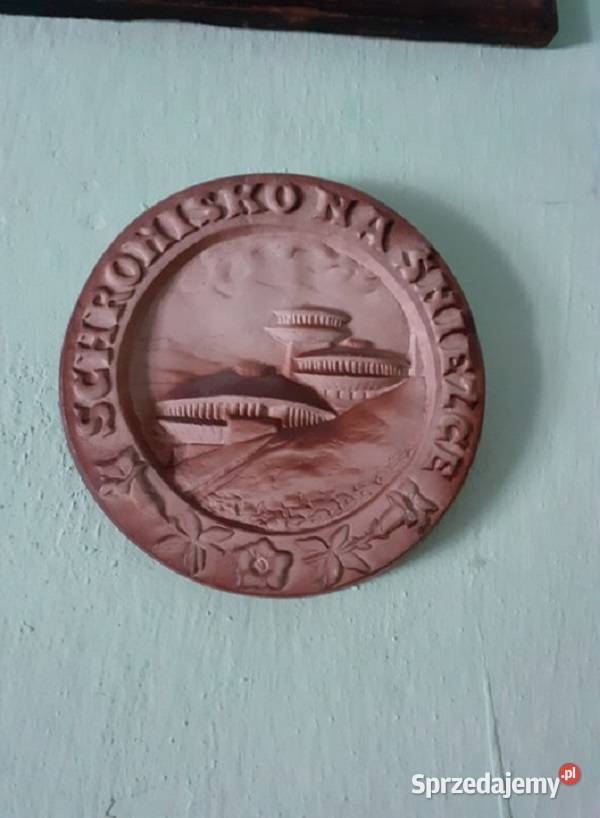 obrazek ceramiczny schronisko na śnieżce Bolesławiec