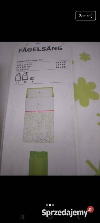 nowa IKEA Fagelsang pościel prześcieradło 2