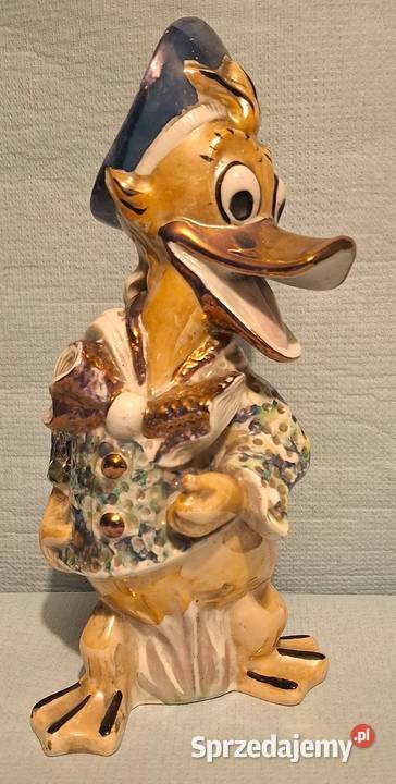 Stara Porcelanowa Lampka Figurka Donald STEATYT Gliwice sprzedam