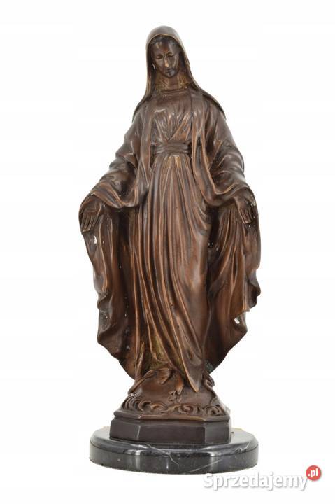 Maryja Matka Boża Madonna Figura z Brązu Rzeźba Kraków