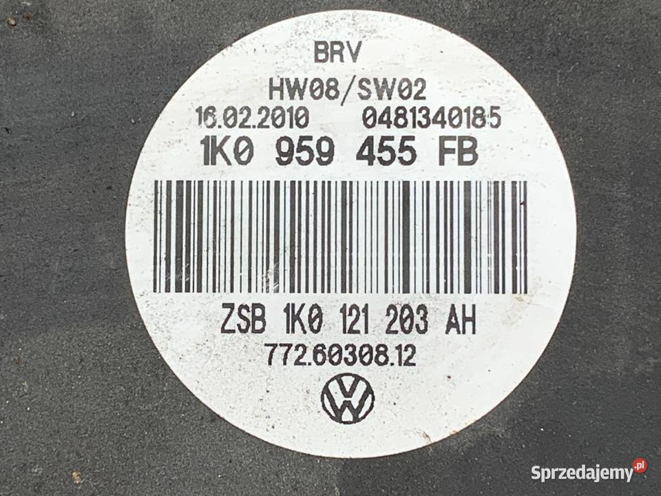 WENTYLATOR CHŁODNICY VW GOLF VI 16 105 osobowe sprzedam