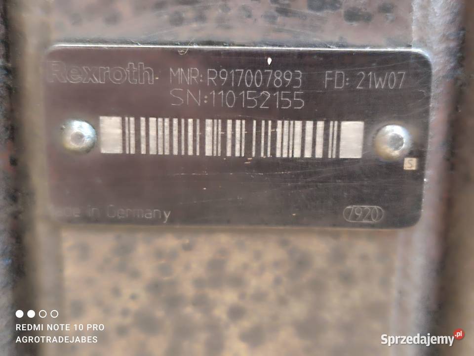 Rozdzielacz hydrauliczny REXROTH R917007235 Wilkowo sprzedam