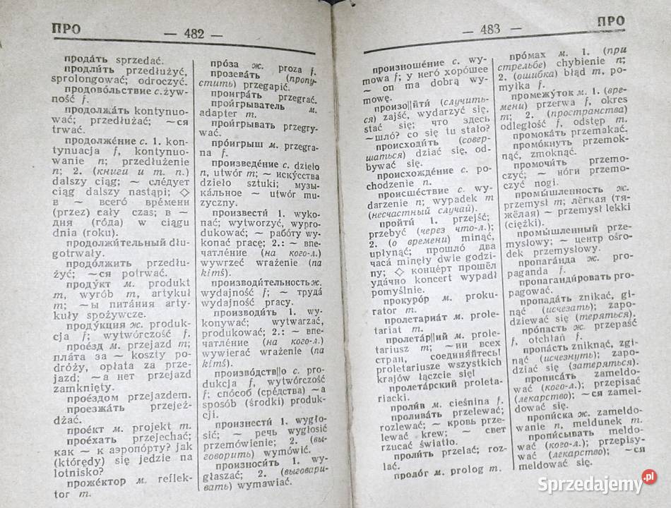 Słownik polsko rosyjski rosyjsko polski Pozostałe Chełm