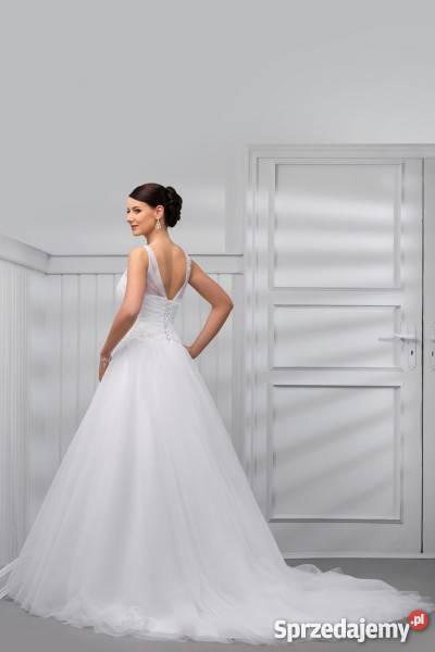 Suknia ślubna La Lucienne model KENDRA r40 Rozmiar 40(L) Damska Goleniów
