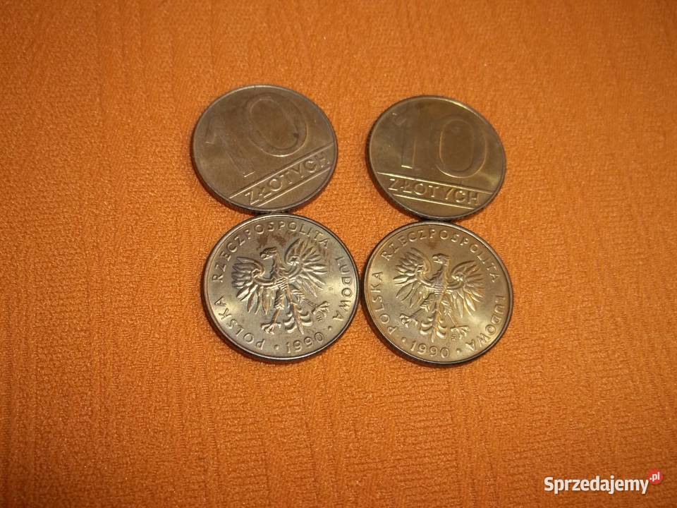 Moneta 10 PRL 1989r 1990r Łódź