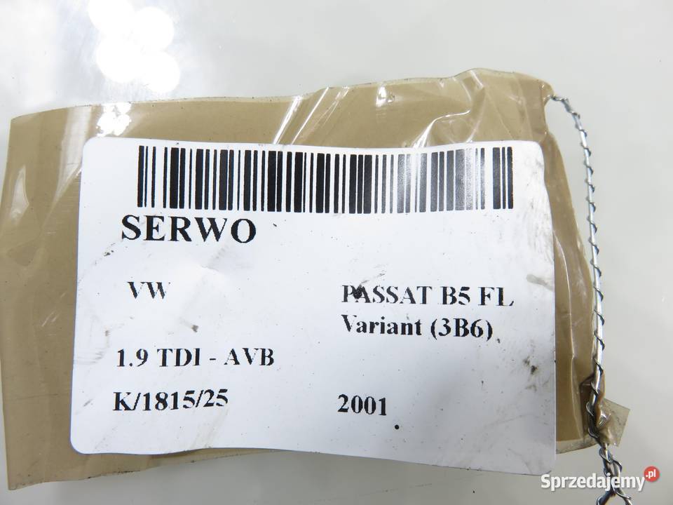 SERWO VW PASSAT B5 FL 19 TDI PD 4B3612105 POMPA osobowe małopolskie