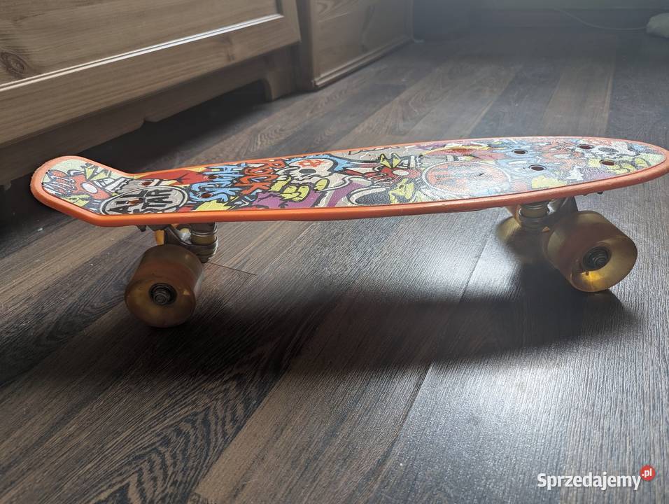 Deskorolka fiszka Skateboard pennyboard LED