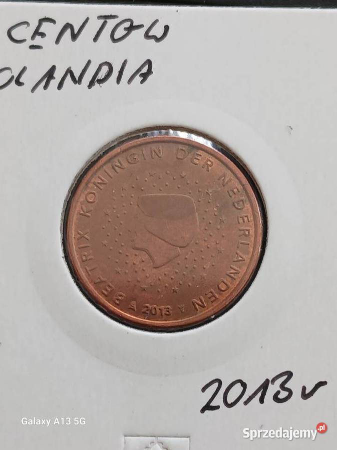 5 Eurocentów Holandia 2013 r Konin