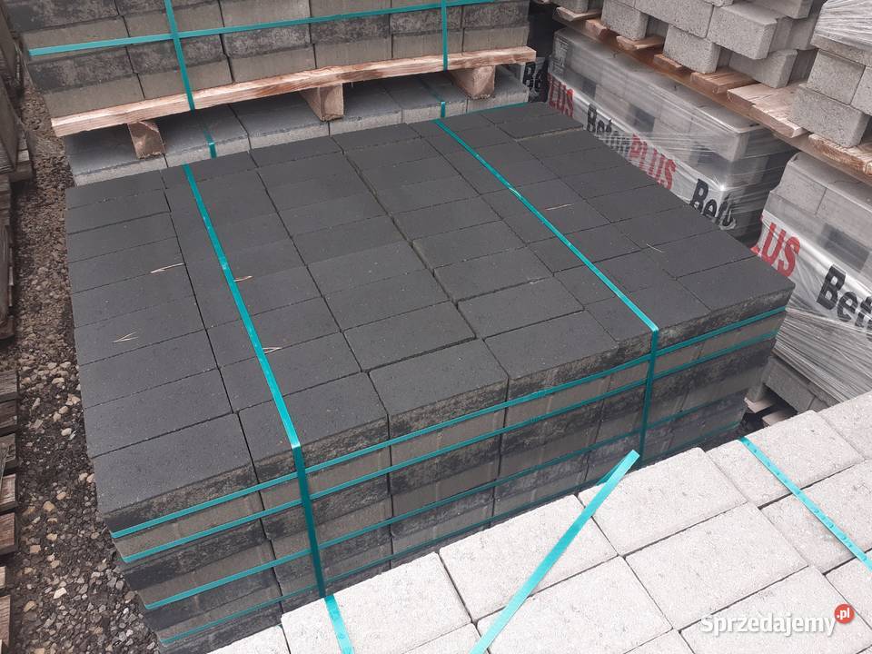 Kostka Holland 8 Prostokąt Bez Fazy Grafit Dom i Ogród mazowieckie Wielogóra