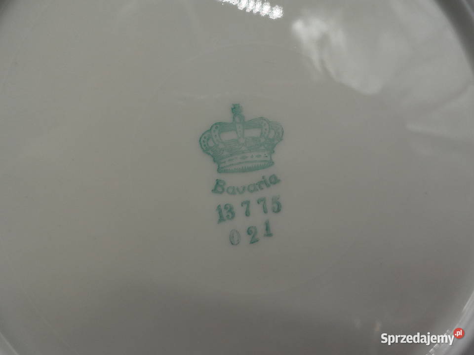 Eleganckie Trio Śniadaniowe Bawarska Porcelana Raszków sprzedam